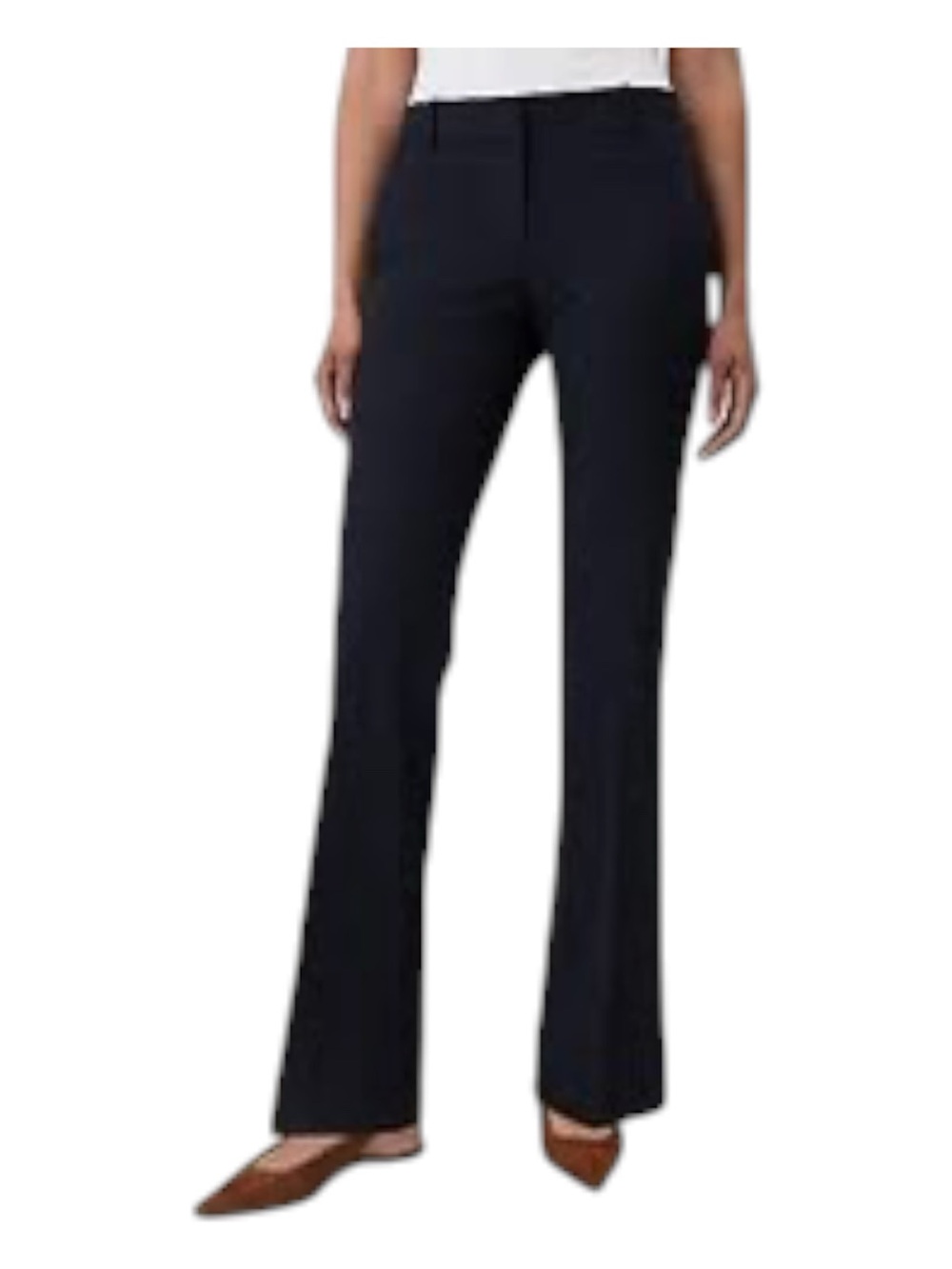Ann Taylor Pants, Seasonless Stretch, Size 6T, Tall, Long, Navy, Bootcut Trouser